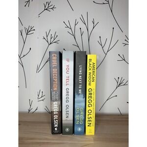 Gregg Olsen True Crime & Fiction‎ Novels Set Of 4